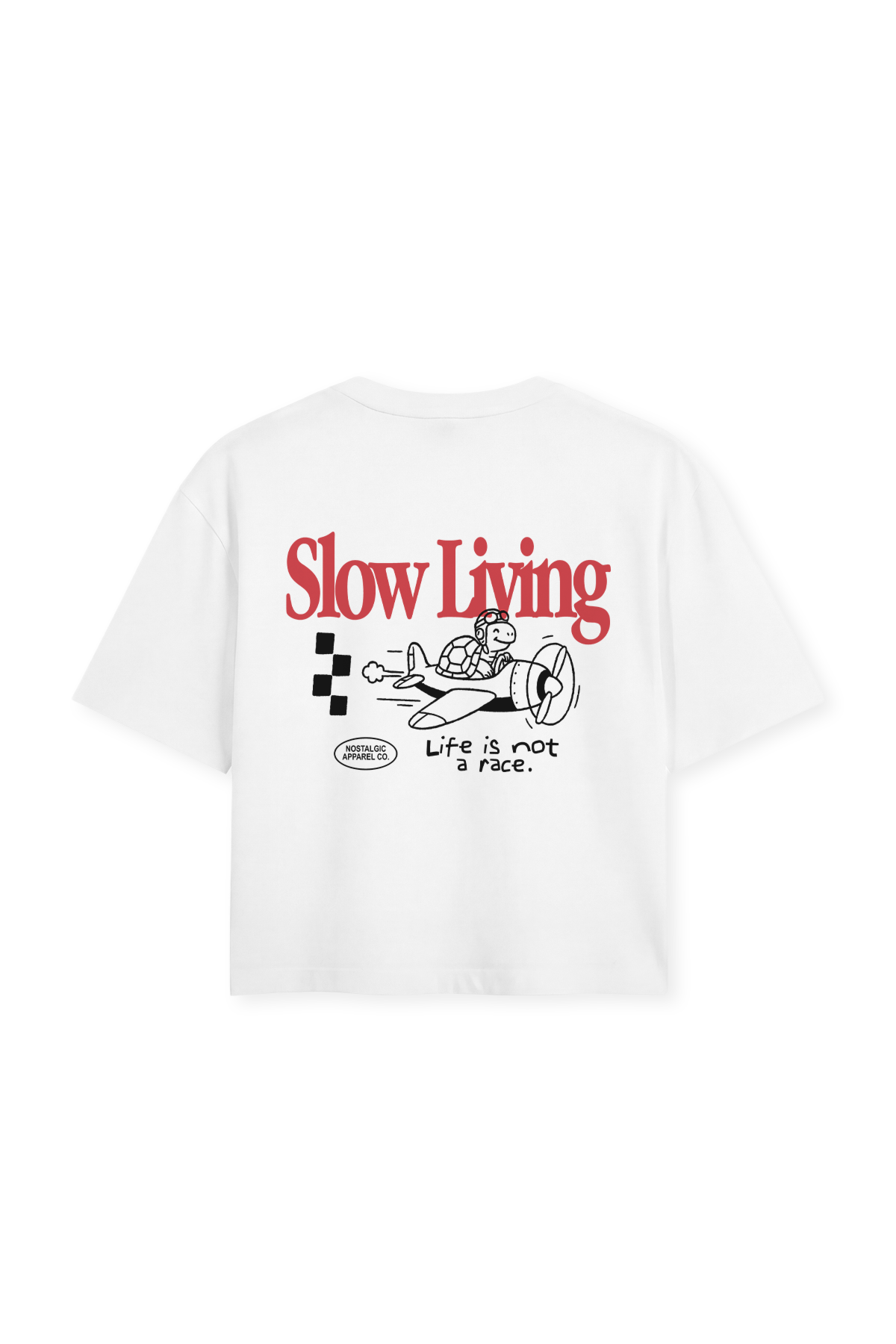 Life is not a race | Cropped Tee