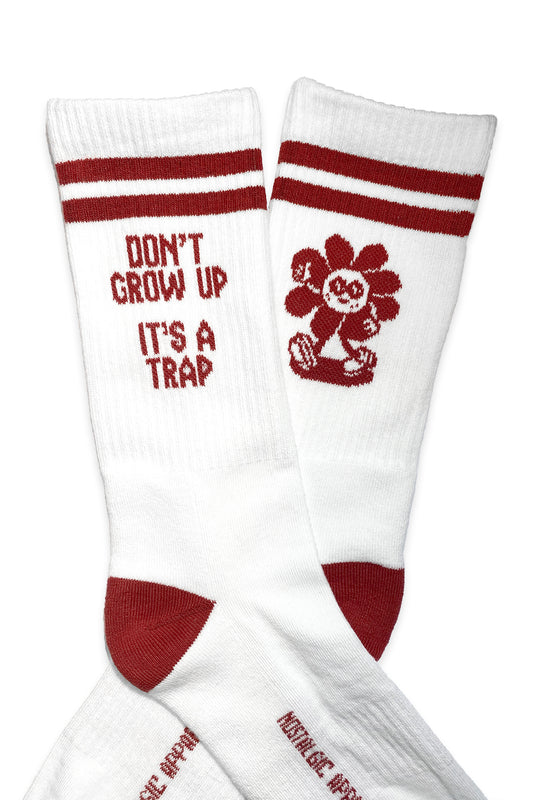 Don't grow up It's a Trap Socks
