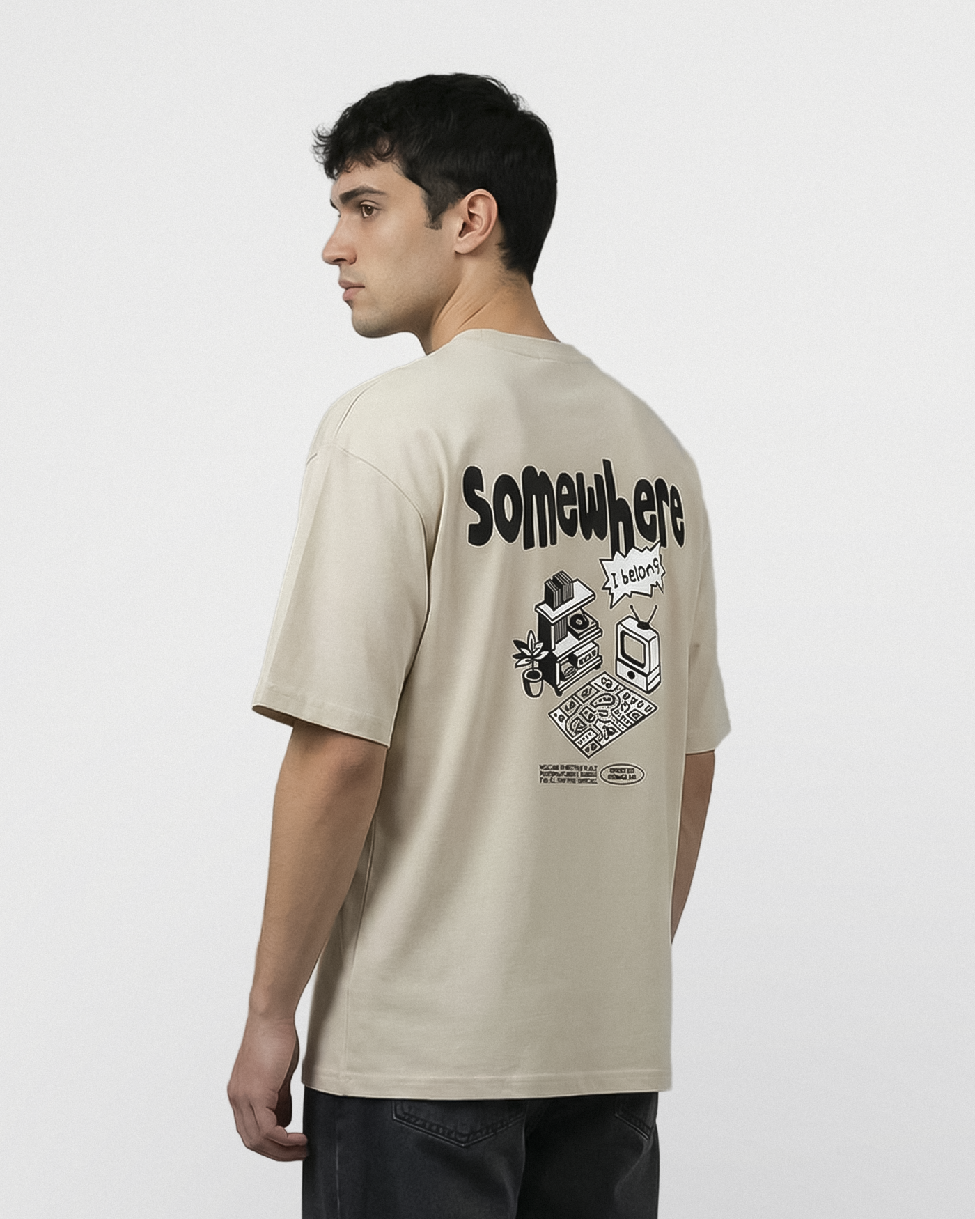 Somewhere I Belong | Stone Tee