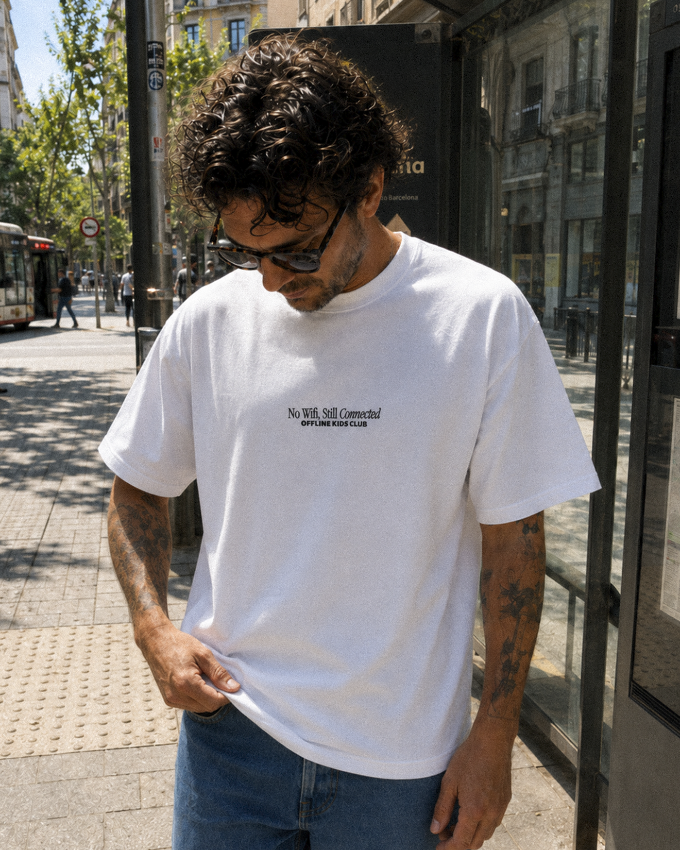No wifi, still connected | Tee