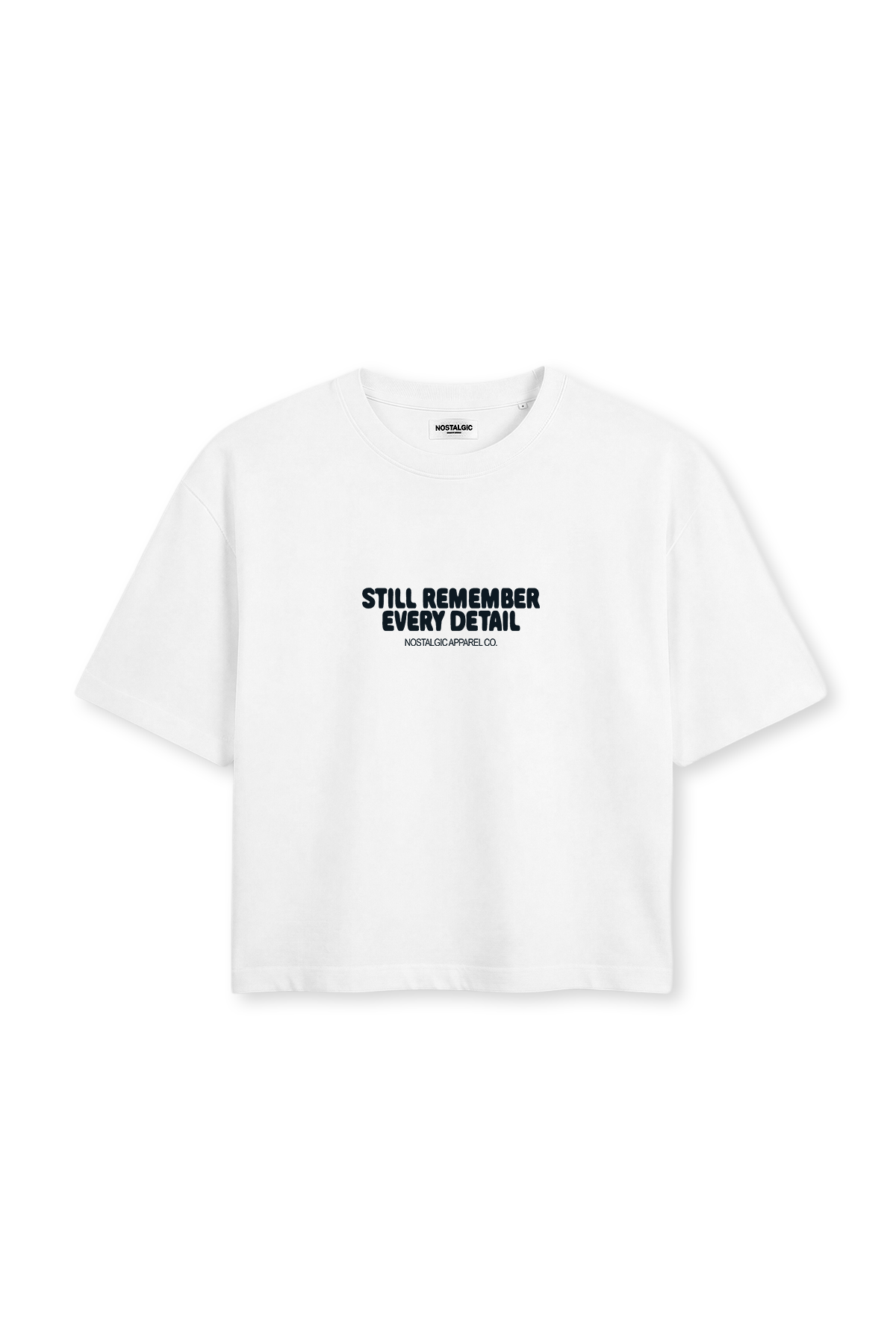Still remember every detail | Cropped Tee