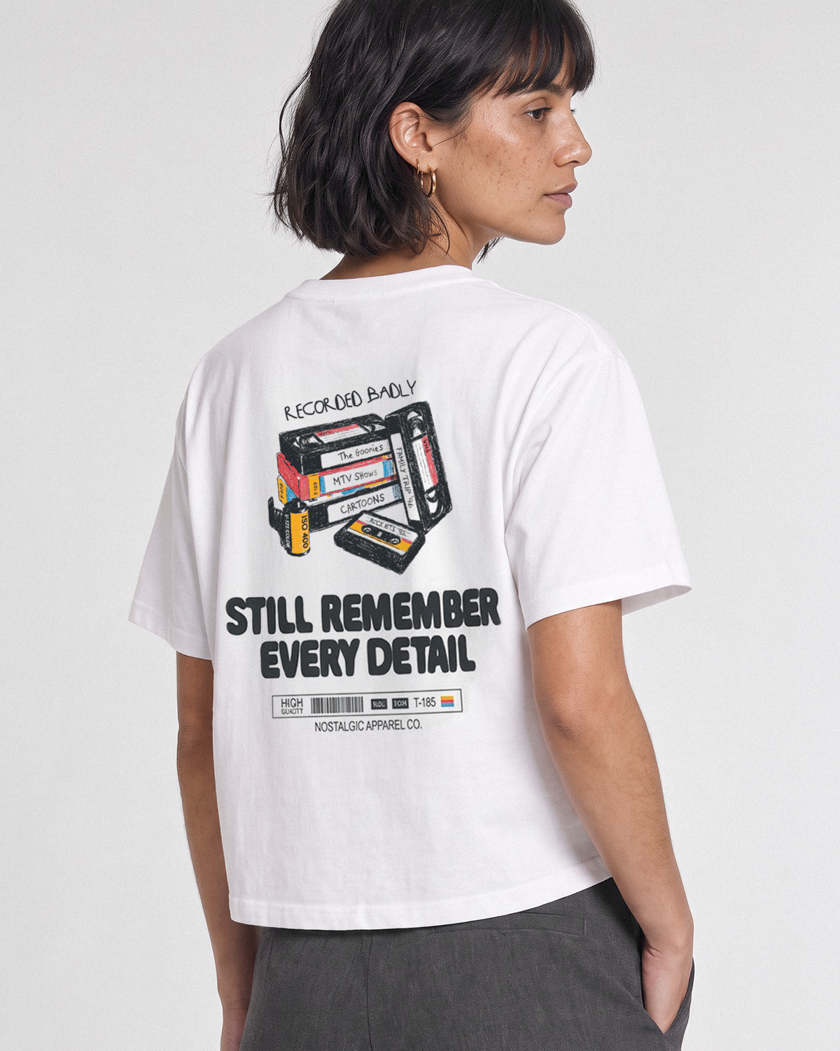 Still remember every detail | Cropped Tee
