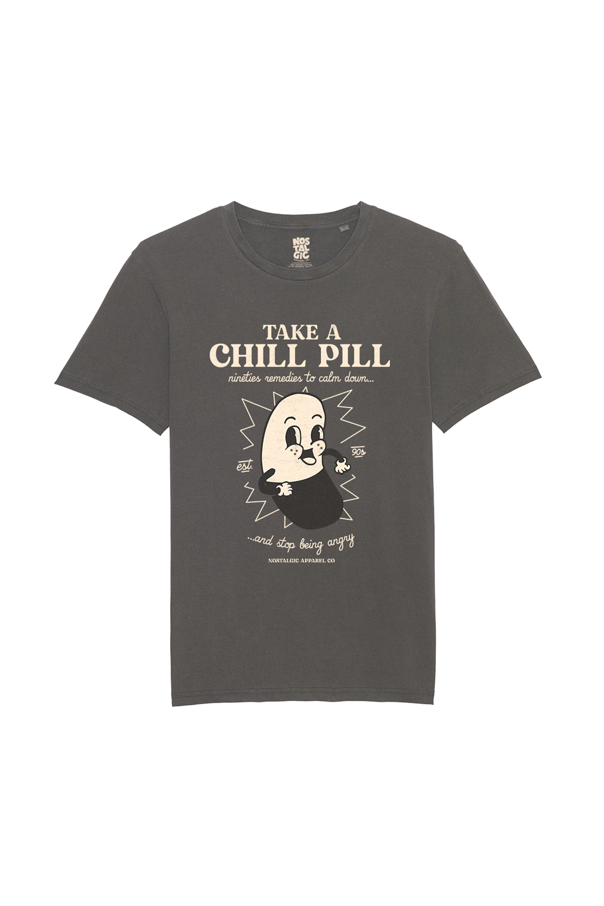 Take a chill pill | Camiseta DyedBlack