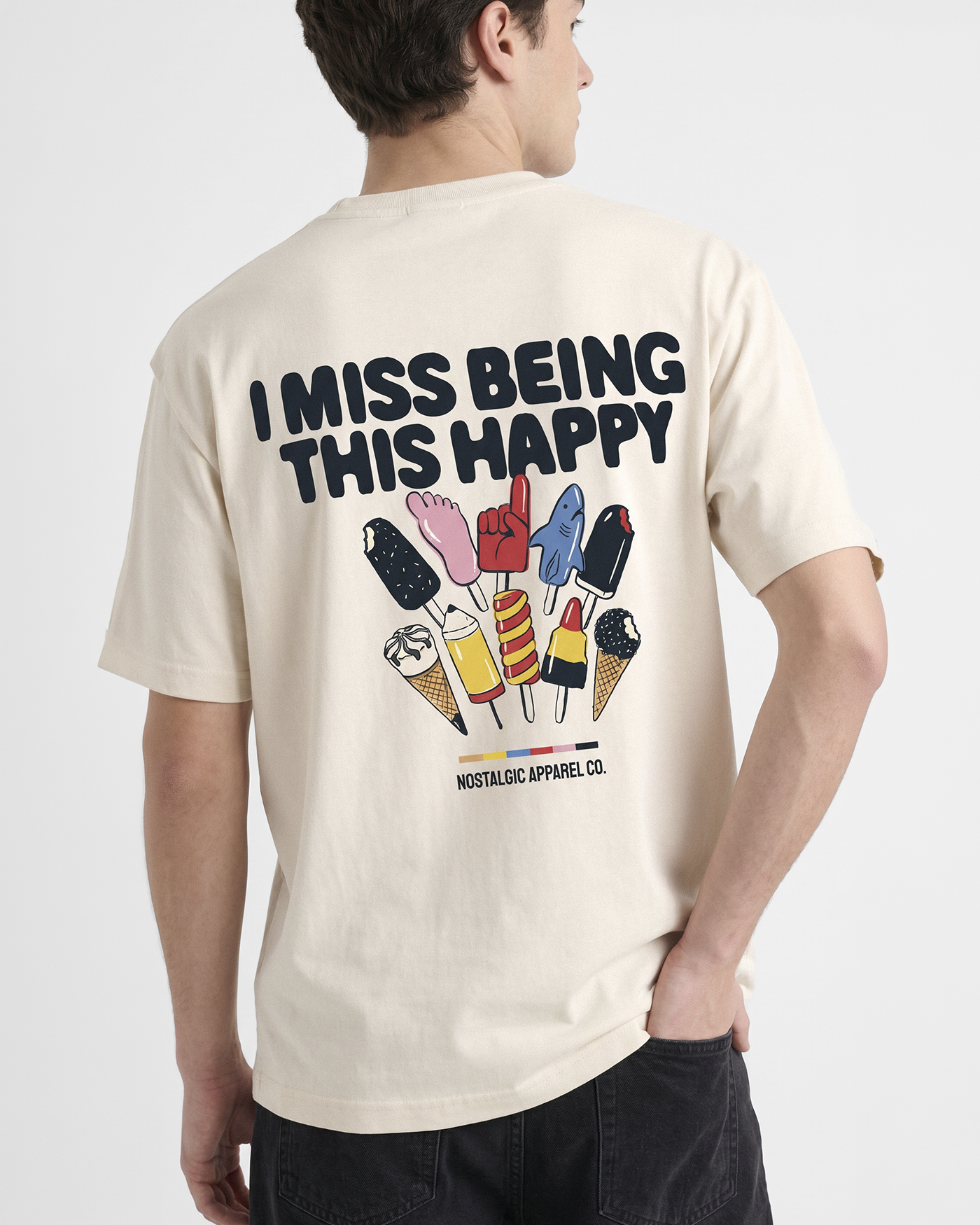I miss being this happy | Tee