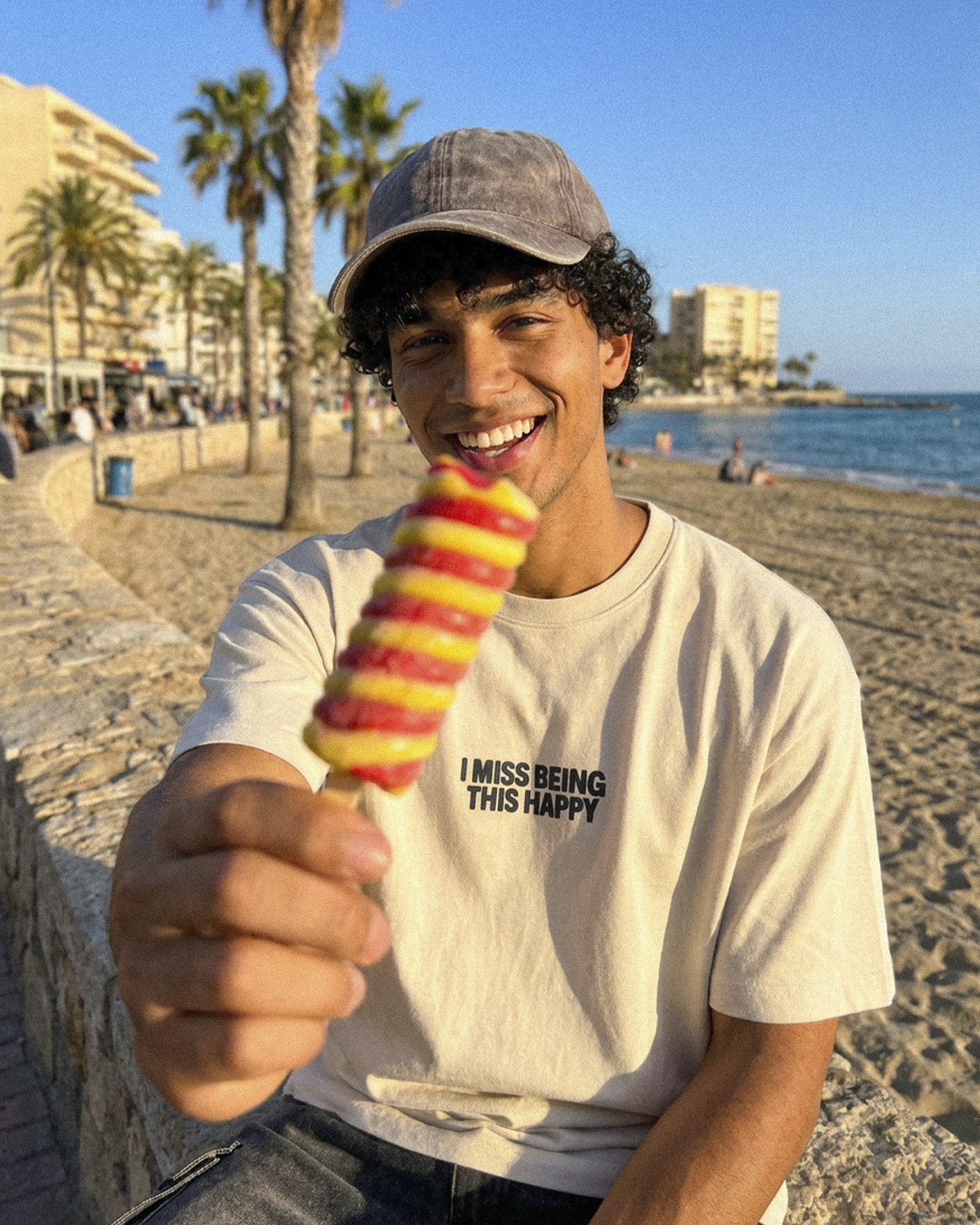 I miss being this happy | Tee