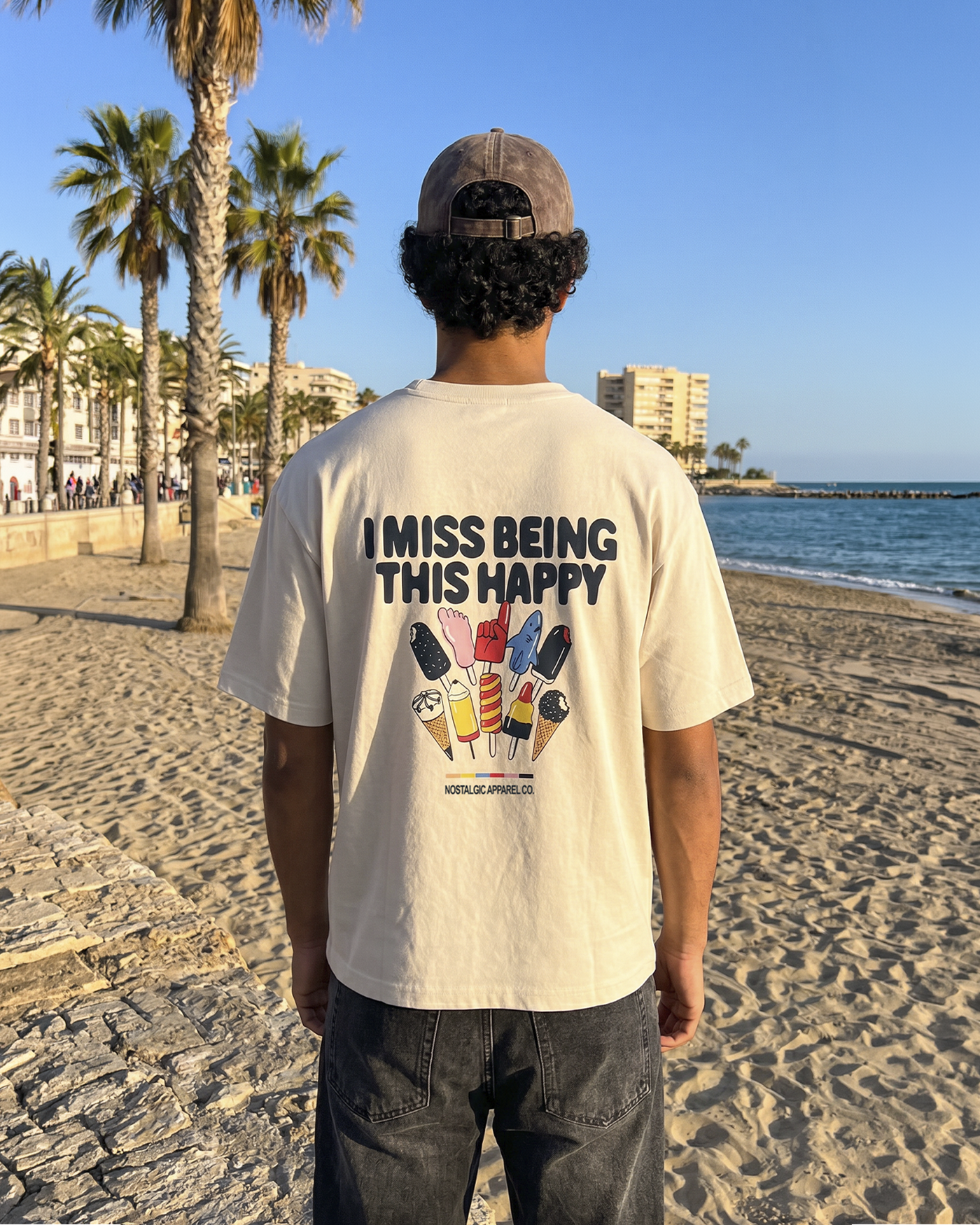 I miss being this happy | Tee