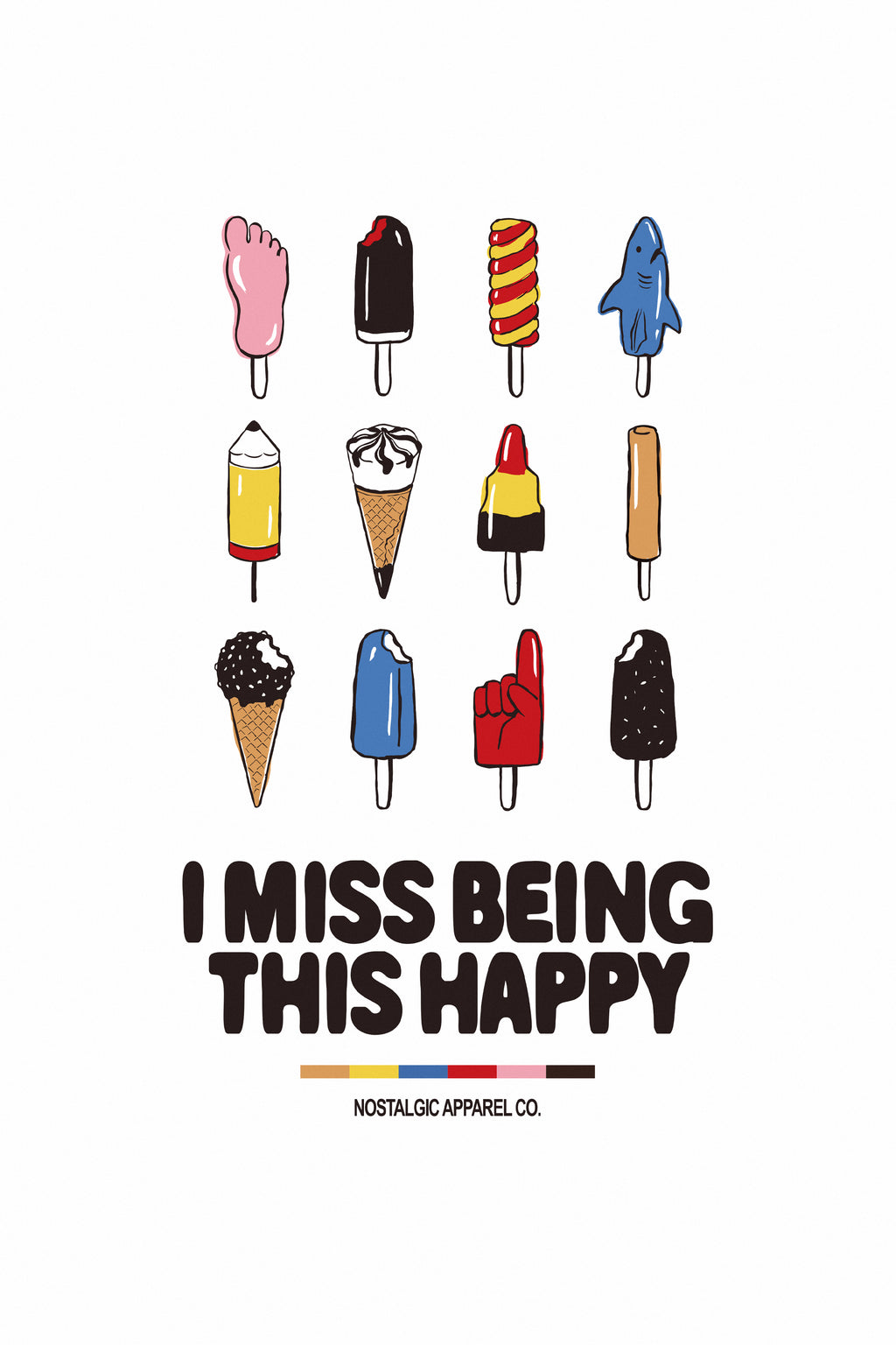 I miss being this happy | A3 Print