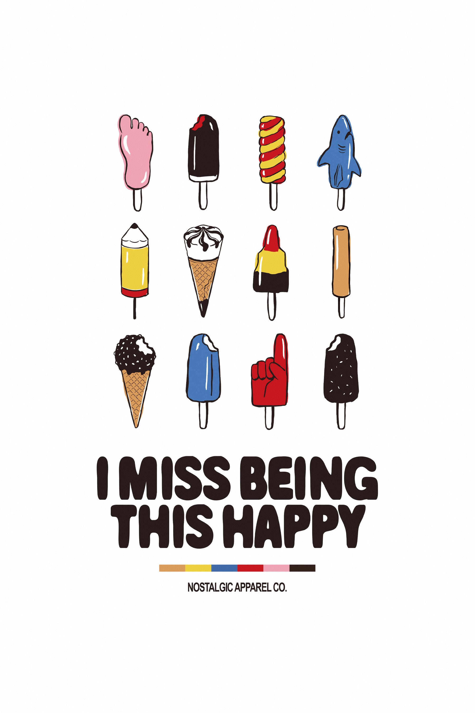 I miss being this happy | A3 Print