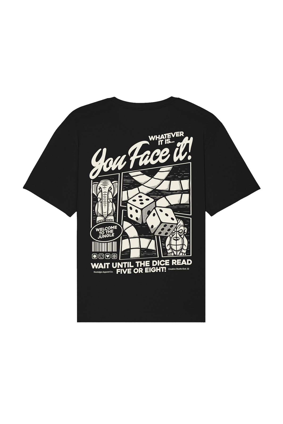 You Face It | Black Tee