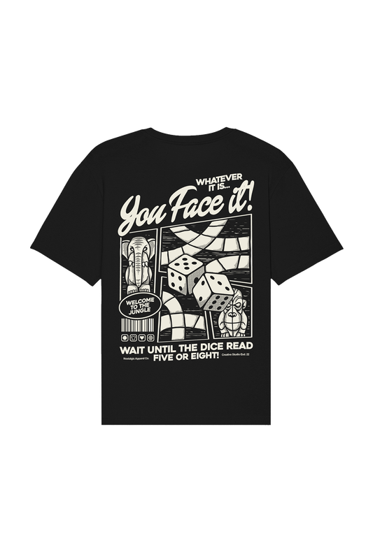You Face It | Black Tee