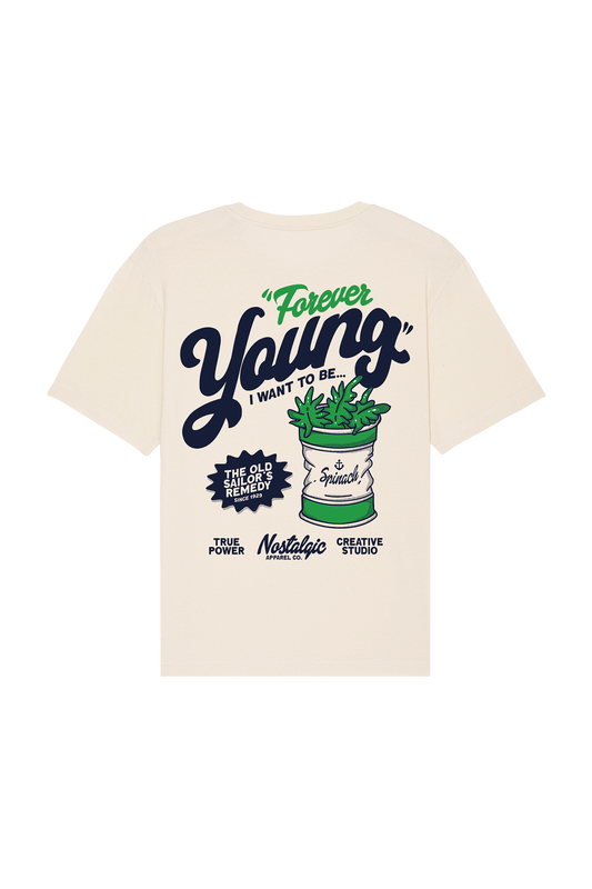 Forever Young | Camiseta Natural