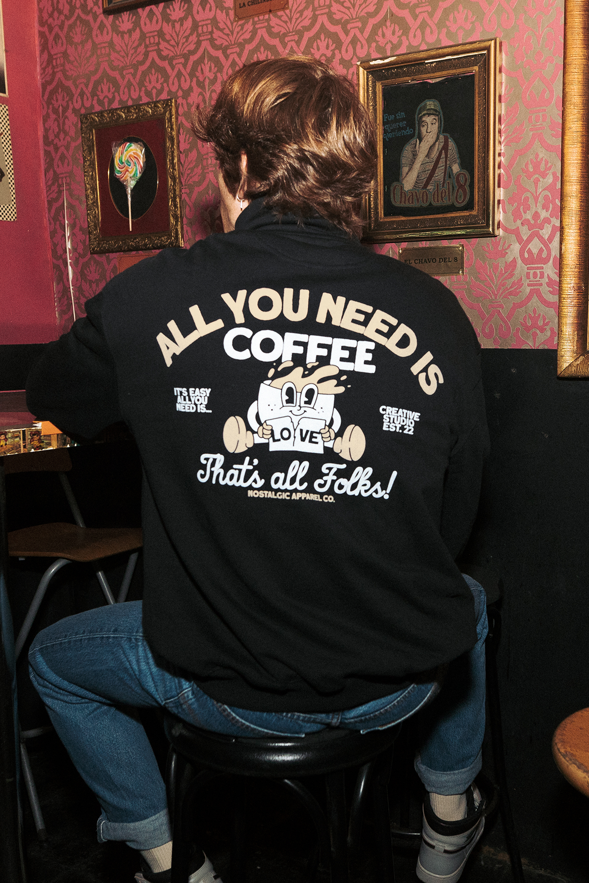 All You Need is Coffee | Oversized Sweatshirt
