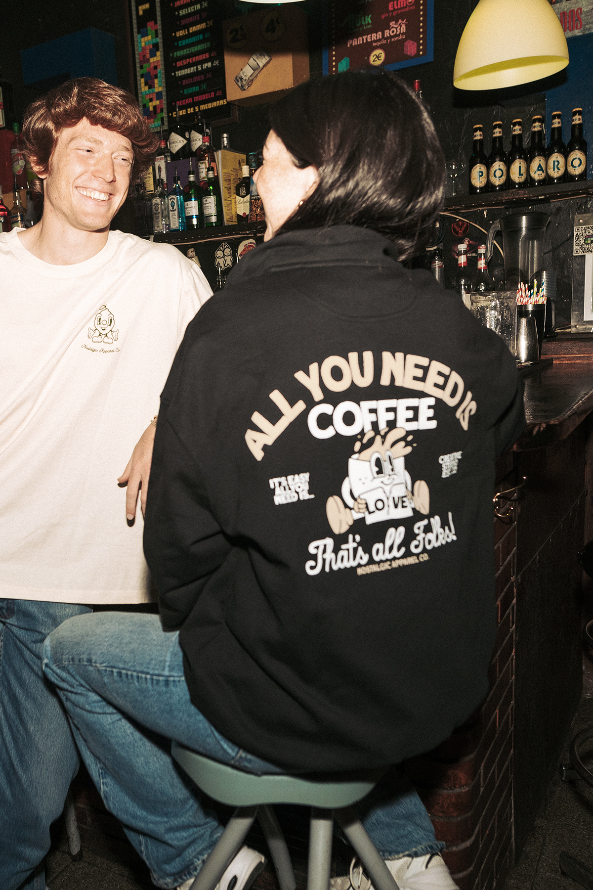 All You Need is Coffee | Sudadera Oversize