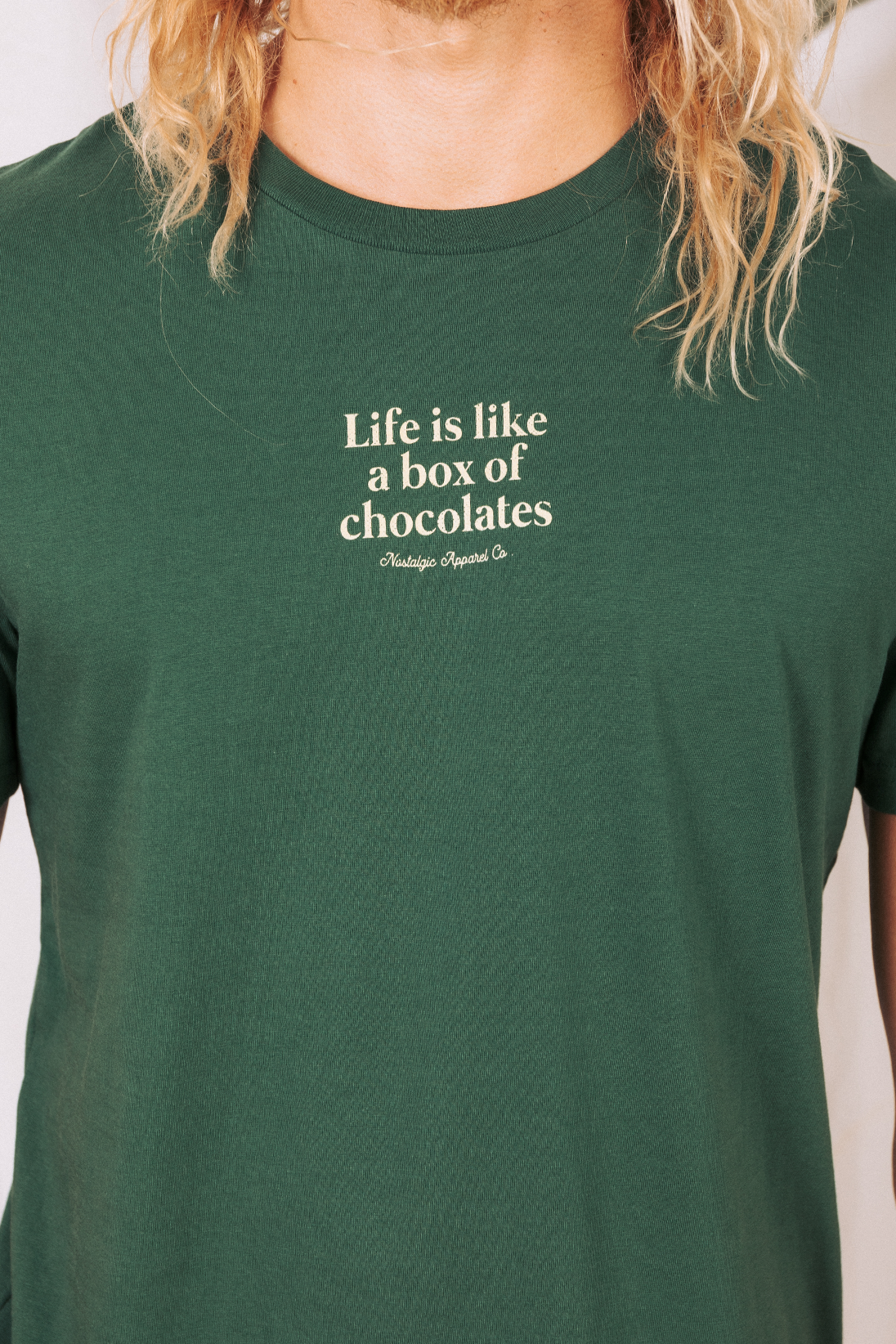 Life is Like a box of chocolates| Camiseta Green